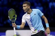 Felix Auger-Aliassime at the ATP Finals.